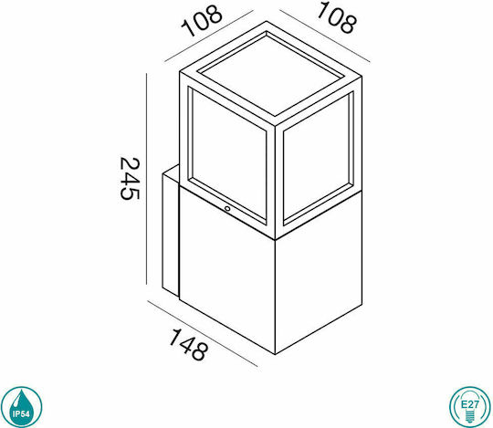 La Mia Luce Стенно Външно Спот Осветление IP54