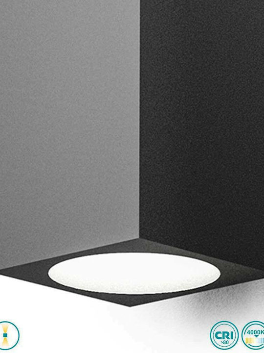 La Mia Luce Kari Επιτοίχιο Εξωτερικό Σποτ LED IP65 με Φυσικό Λευκό Φως