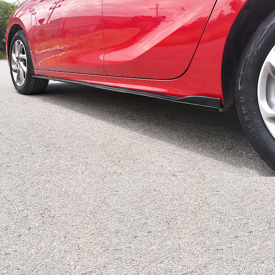 Door Sill Car Sideways ABS Plastic 2 pieces Compatible with Opel Corsa F 2019+