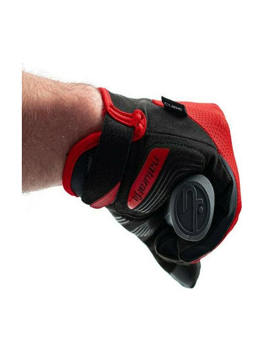 CUBE X Natural Fit Full Finger Cycling Gloves with Gel Multicolored