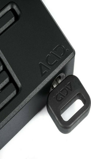 CUBE Folding Rigid 80 Pure Κλειδαριά Ποδηλάτου Αναδιπλούμενη με Συνδυασμό Μαύρη