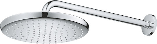 Grohe Tempesta 250 Στρογγυλή Κεφαλή Ντουζ 25cm με Βραχίονα