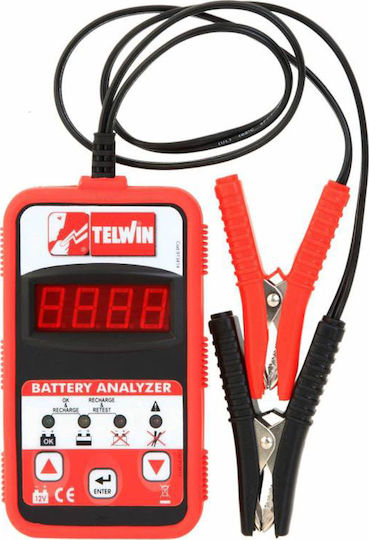 Telwin DT400 Digital Test de baterie cu cleme de crocodil
