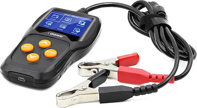 Konnwei KW600 Ψηφιακό Battery Tester με Κροκοδειλάκια