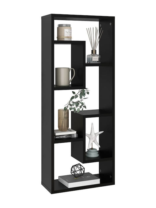 Shelf Wall Black 36x16x90cm