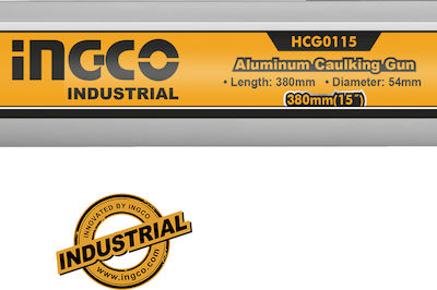 Ingco HCG0115 Πιστόλι Σιλικόνης Κλειστού Τύπου 600ml