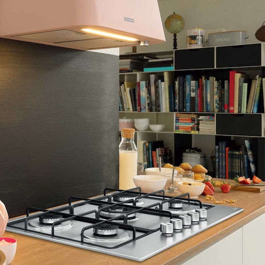 Franke Smart FHSM 755 4G DC XS Εστία Υγραερίου Αυτόνομη Inox 73x51εκ. Ασημί