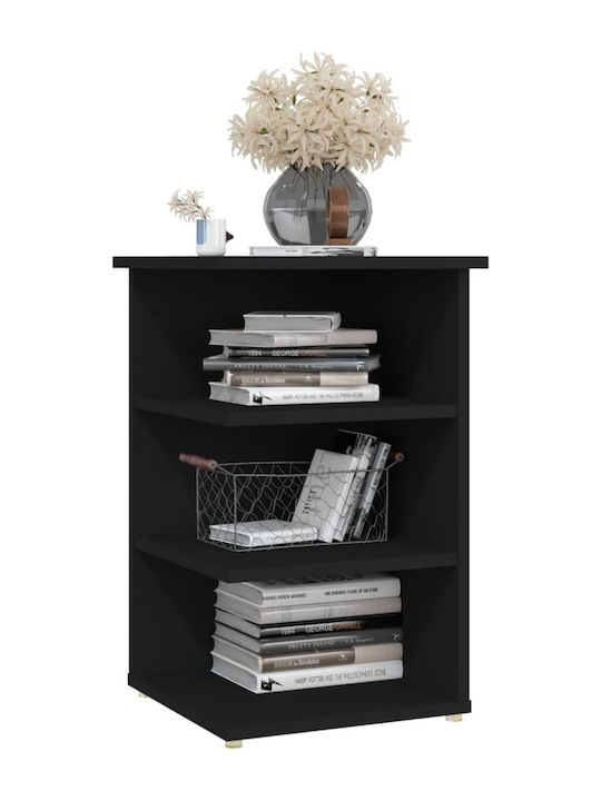 Bibliotecă Negru 35x35x55cm