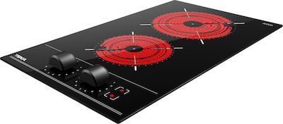 Teka TBC 32000 XFL Domino Autonomous Cooktop with Ceramic Burners 30x51cm