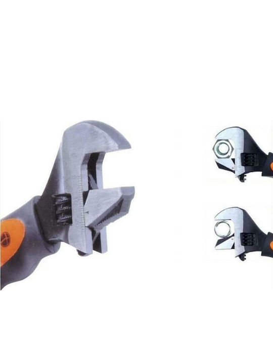 Tactix Γαλλικό Κλειδί Μήκους 150mm με Άνοιγμα Σιαγόνων έως 30mm και Αντιολισθητική Λαβή