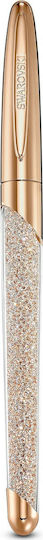 Swarovski Crystalline Nova Stift Rollerball Schwarz mit Schwarz Tinte Roségold