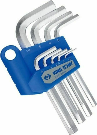 King Tony Set 9 Allen Wrenches L