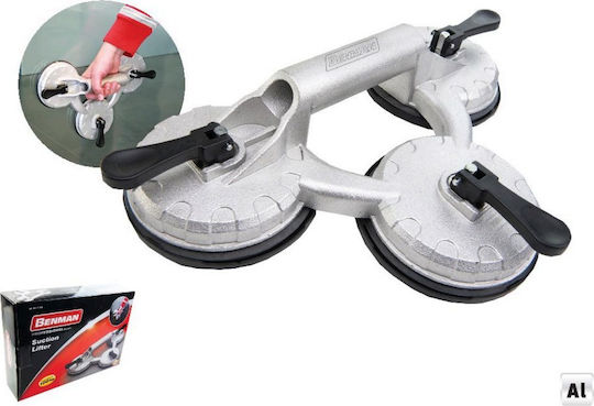 Benman Aluminum Triple Work Suction Cup with Max Lifting Weight 100kg