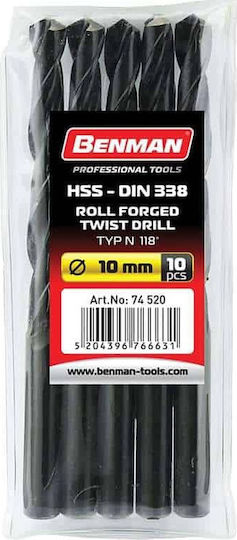 Benman Drill HSS with Cylindrical Shank for Metal 12.5mm