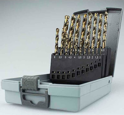 Bormann BHT1400 Set of 19 Drills Cobaltium for Metal