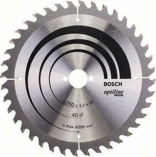 Bosch Optiline Wood Cutting Disc Wood Hole Diameter 190mm with 48 Teeth 1pcs
