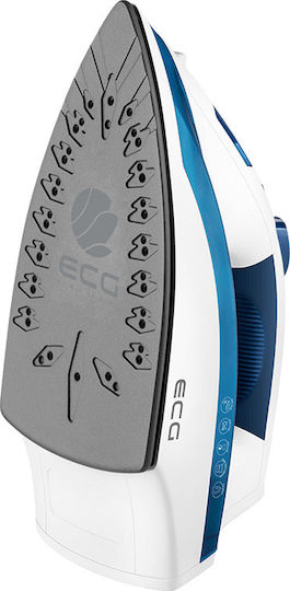 ECG Steam Iron 2200W with Ceramic Plate and Continuous Steam Supply 40g/min