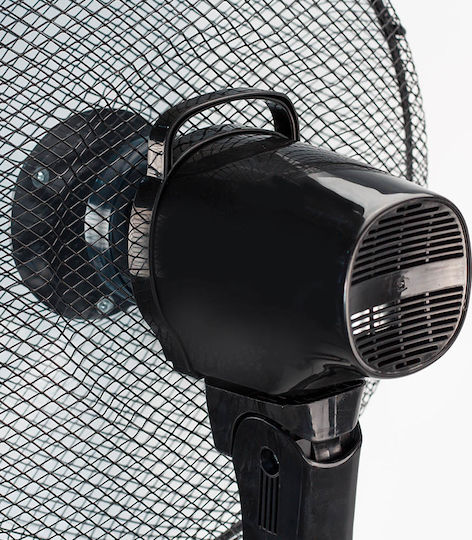 Bormann BFN5010 Ανεμιστήρας Ορθοστάτης 50W Διαμέτρου 40cm με Τηλεχειριστήριο Μαύρος