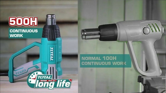 Total TB2006 Pistol termic cu control de temperatură până la 570°C