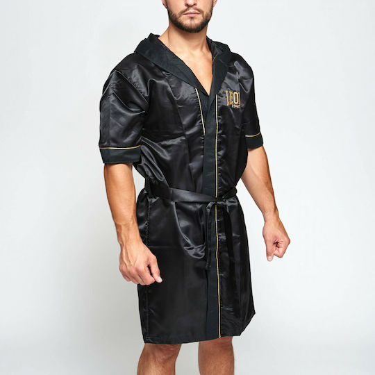 Leone Premium Boxing Gown Μαύρη