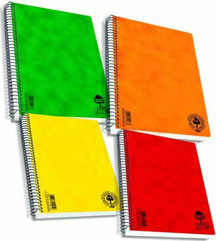 Skag Skag Spiralheft Geregelt A4 120 Papiereinlagen 4 Schulfachhefte University Style (Verschiedene Farben)