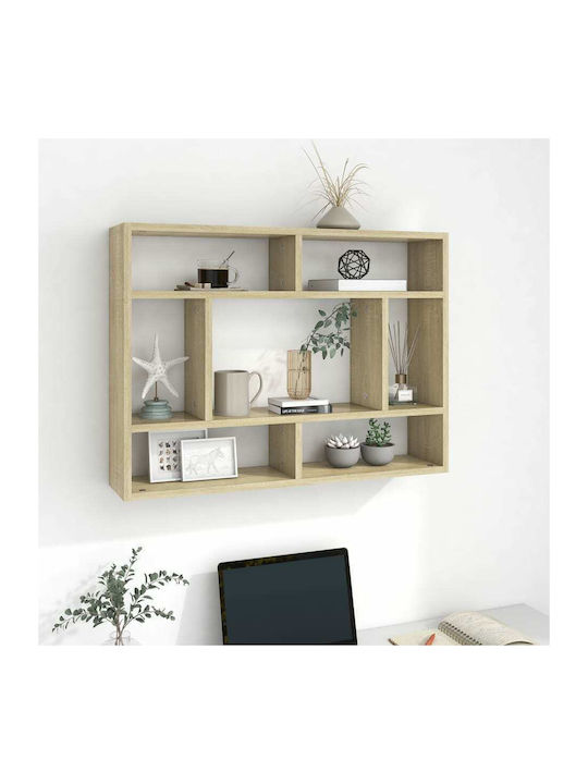 Shelf Wall Sonoma Oak 75x16x55cm