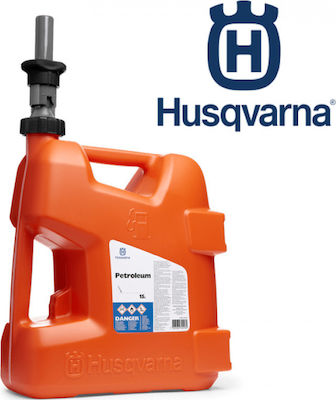 Husqvarna Recipient de combustibil Plastic cu Tub de Extensie 15lt Portocaliu