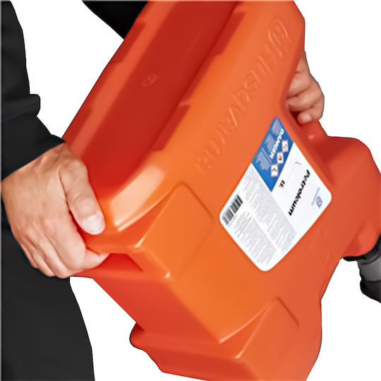 Husqvarna Double Position Fuel Can Plastic with Extension Tube 15lt Orange