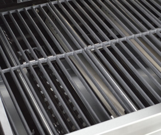 Landmann Avalon PTS+ 6.1 Gasgrill Gusseisen Rost 88.5cmx51cmcm mit 5 cm 14.4kW und Seitenbrenner Infrarot