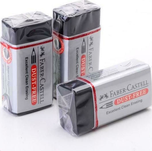 Faber-Castell Γόμα για Μολύβι Dust Free Μαύρη