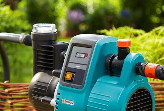 Gardena 01758-20 Single Stage Single Phase Water Pressure Pump without Container 1100W