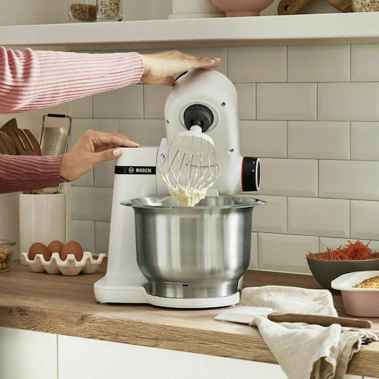 Bosch Κουζινομηχανή 700W με Ανοξείδωτο Κάδο 3.8lt