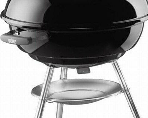 Weber Compact Stainless steel Charcoal Grill Kettle with Lid 47cmx47cm