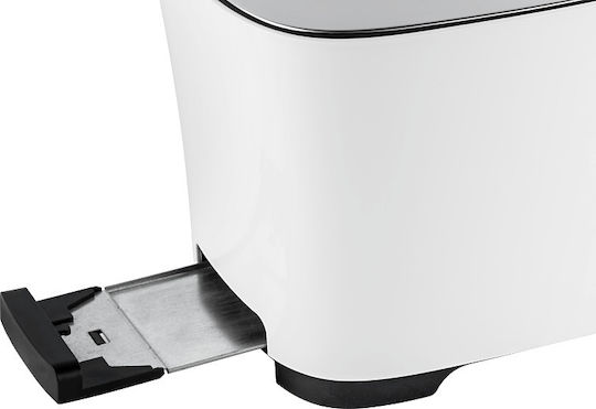 ECG Toaster 2 Schlitze 1350W Weiß