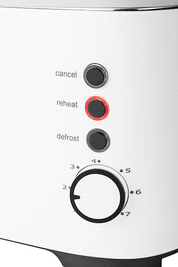ECG Toaster 2 Schlitze 1350W Weiß