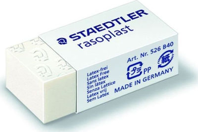 Staedtler Eraser for Pencil and Pen Rasoplast B40 Mini 1pcs White