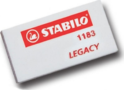 Stabilo Radiergummi für Bleistifte Legacy 1183 1Stück Weiß