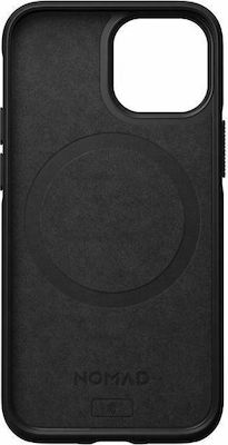Nomad Modern Leather Umschlag Rückseite Leder Rustic Brown (iPhone 13 Mini) NM01057185