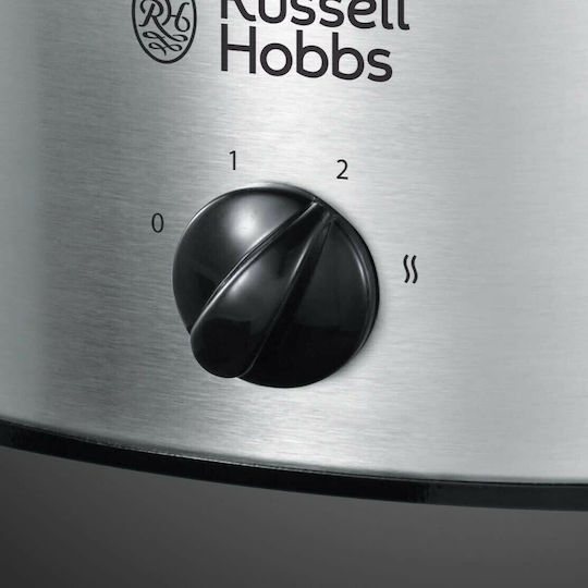 Russell Hobbs Slow Cooker 1200W cu Memorie Internă 3.5lt Argintiu