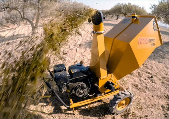 Yamastik VR25 Astschredder Benzin mit Loncin Motor Boden