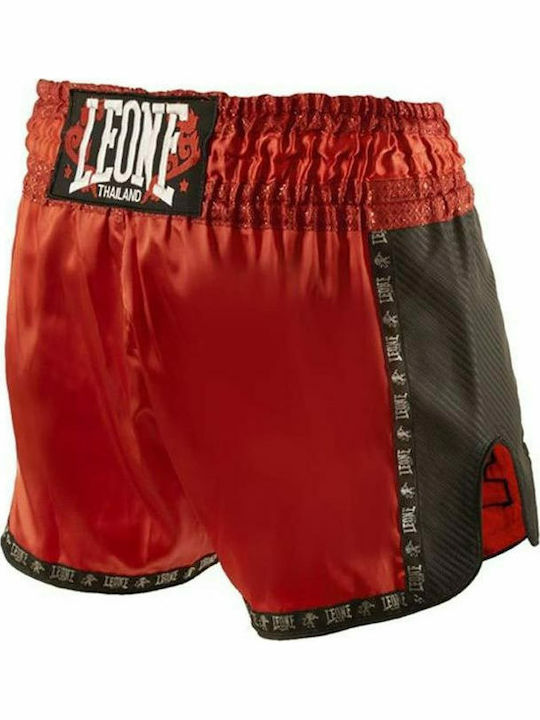 Leone AB753 Shorts Kick/Thai-Boxen Rot