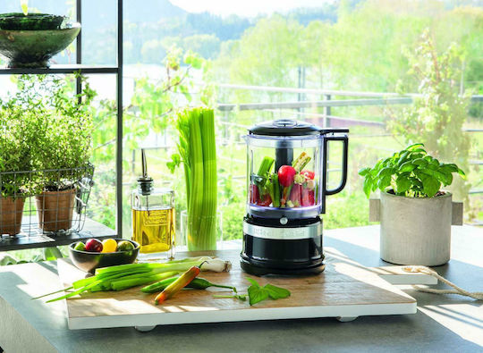 Kitchenaid Multifunctional Food Processor 240W with Pot 830ml Black