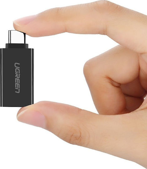 Ugreen Μετατροπέας USB-C male σε USB-A female Λευκό 1τμχ 30155