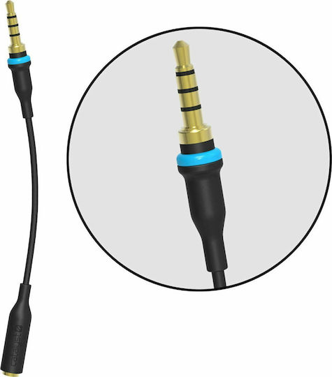 Catalyst 3.5mm male - 3.5mm female (CATJACK6) Конвертор 3.5mm мъжки към 3.5mm женски Черен 1бр