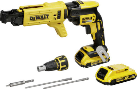 DEWALT Drywall Screwdriver Battery Brushless 18V 2x2Ah