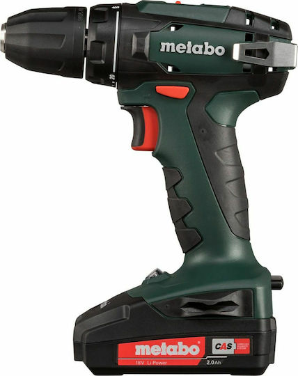 Metabo BS 18 Δραπανοκατσάβιδο Μπαταρίας 18V 2x2Ah