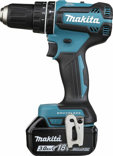 Makita DHP485RFJ Percussive Battery Brushless Drill Driver 18V 2x3Ah