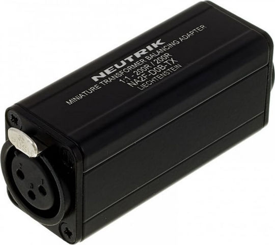 Neutrik XLR Female to RCA Female Converter 1 Piece NA2F-D0B-TX