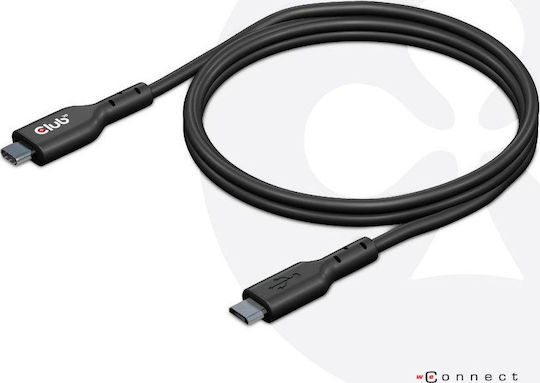 Club3D USB 2.0 Cable USB Type-C Male - Micro USB-B Black 1m