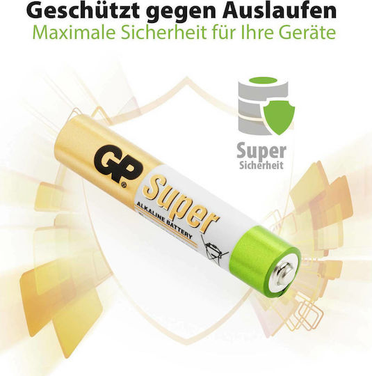 GP Batteries Super Αλκαλικές Μπαταρίες AAAA 1.5V 2τμχ